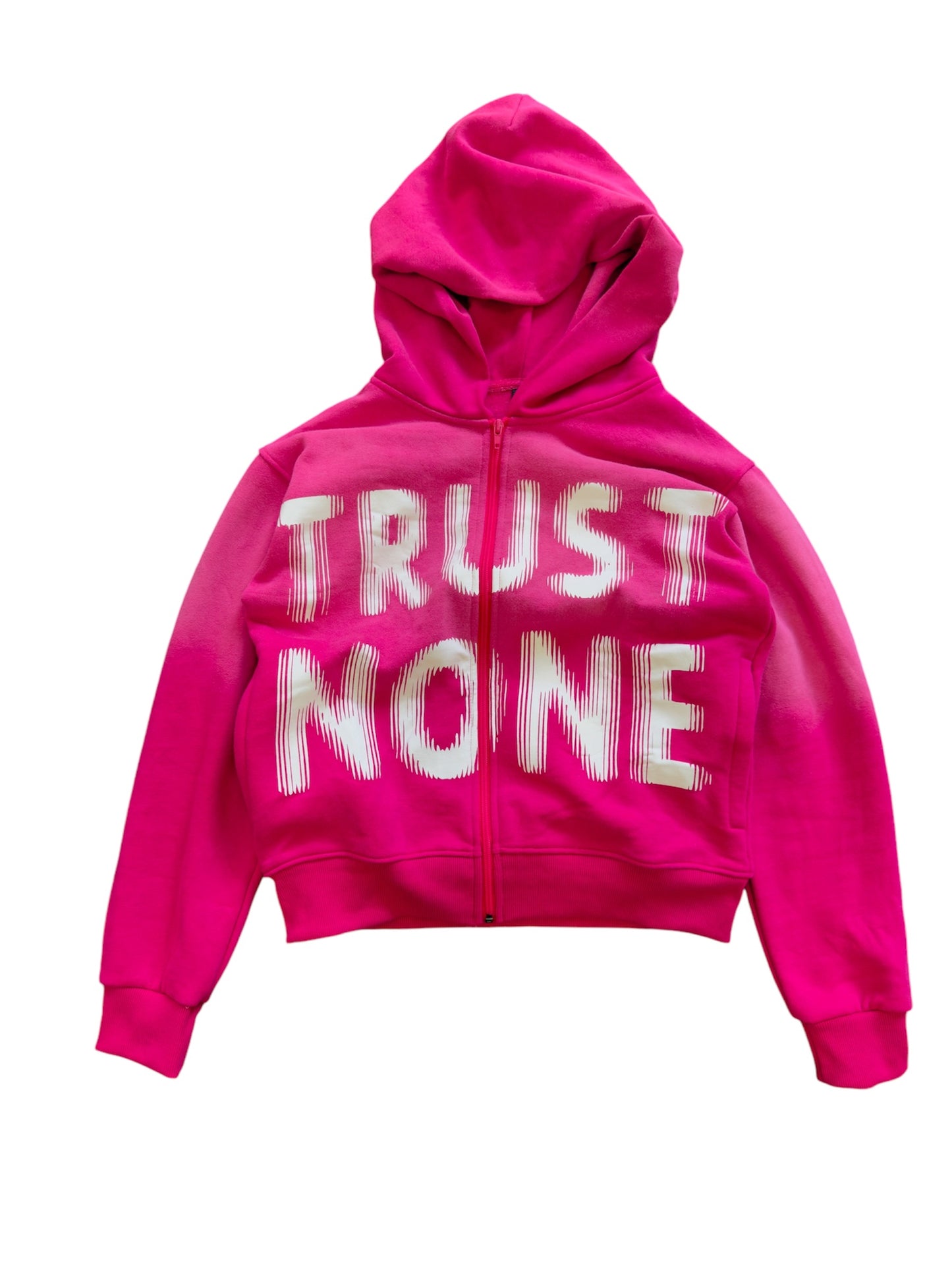 “Trust None” Rust Pink